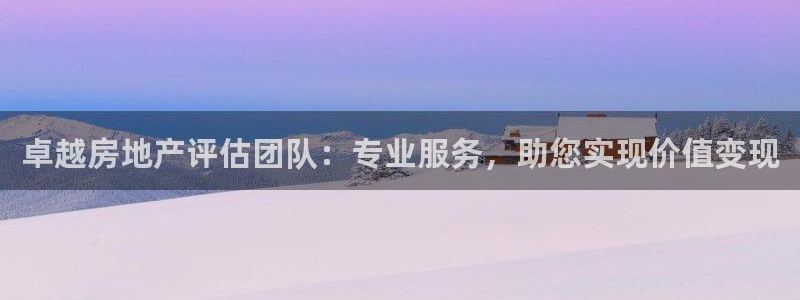 和记手机客户端官网：卓越房地产评估团队：专业服务，助您实现价