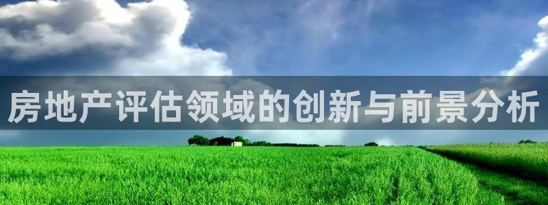 和记官网h88：房地产评估领域的创新与前景分析