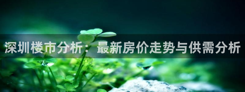 澳门和记电信官网：深圳楼市分析：最新房价走势与供需分析