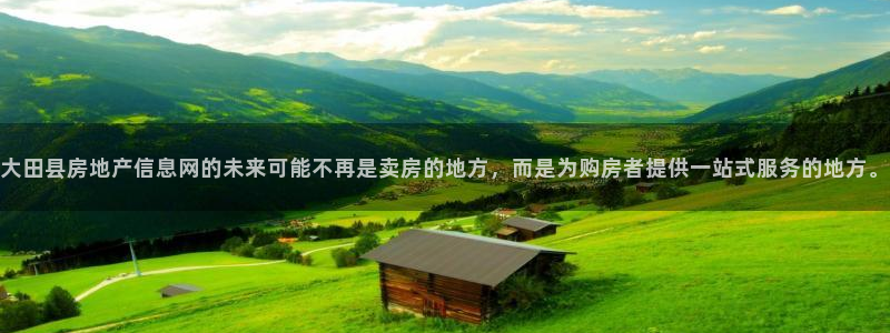 和记黄埔中药公司官网：大田县房地产信息网的未来可能不再是卖房