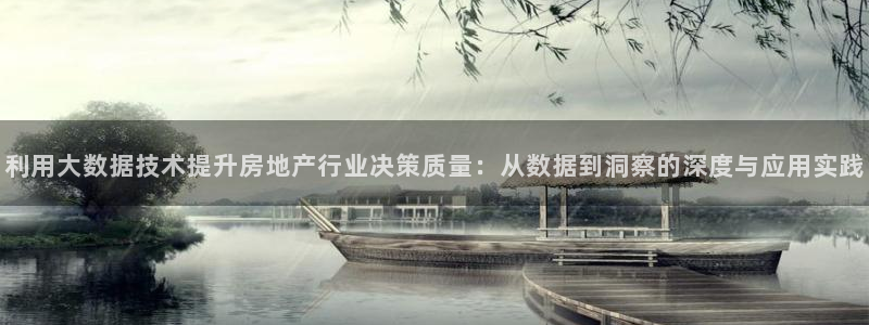 和木记官网：利用大数据技术提升房地产行业决策质量：从数据到洞