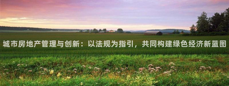 和记3卡官网是哪：城市房地产管理与创新：以法规为指引，共同构