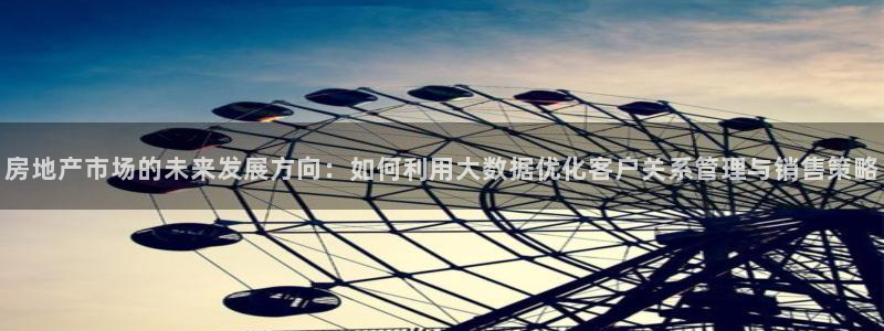 澳门和记客服官网：房地产市场的未来发展方向：如何利用大数据优