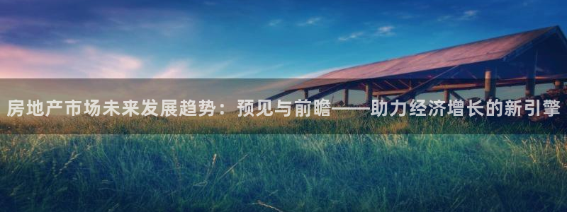 和记登录官网：房地产市场未来发展趋势：预见与前瞻——助力经济