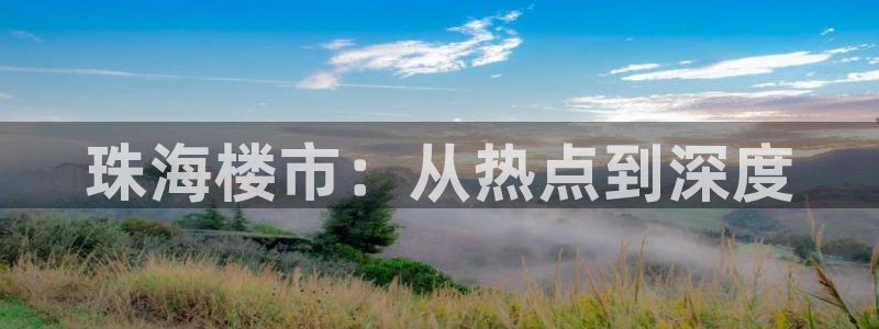 和记电讯 官网：珠海楼市：从热点到深度