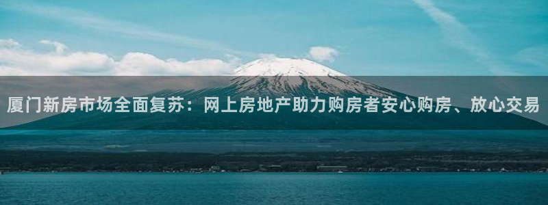 小金库钱包app下载官网和记：厦门新房市场全面复苏：网上房地