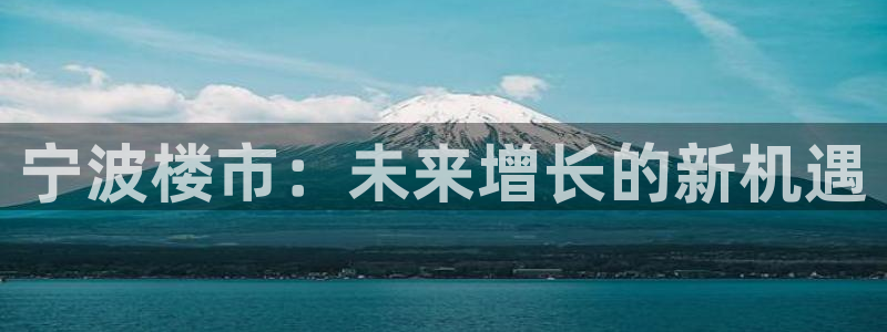 和记平台网站官网：宁波楼市：未来增长的新机遇