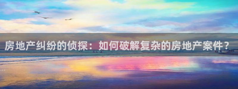 和木记官网：房地产纠纷的侦探：如何破解复杂的房地产案件？