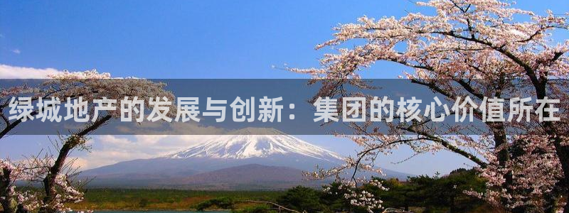 胡和记面官网：绿城地产的发展与创新：集团的核心价值所在