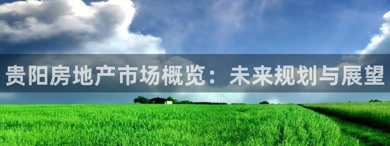 和记hgc官网：贵阳房地产市场概览：未来规划与展望